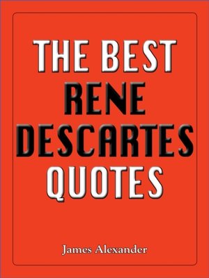 cover image of Best Rene Descartes Quotes